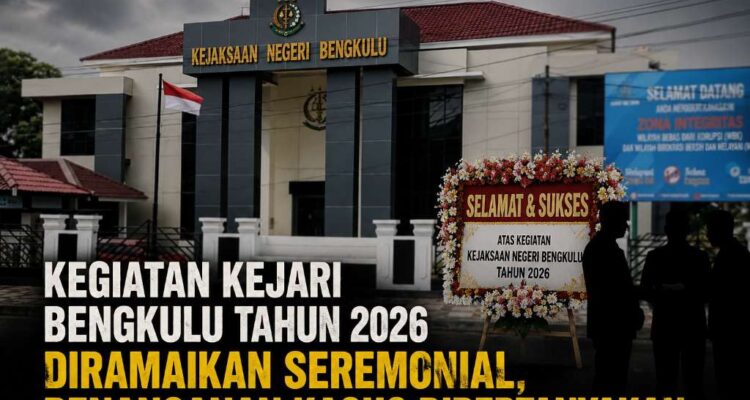 Kegiatan Kejari Bengkulu Tahun 2026 Diramaikan Seremonial, Penanganan Kasus Dipertanyakan Kegiatan Kejari Bengkulu Tahun 2026 Diramaikan Seremonial, Penanganan Kasus Dipertanyakan