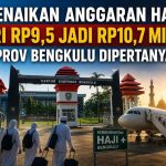 Kenaikan Anggaran Haji Dari Rp9,5 Jadi Rp10,7 Miliar Pemprov Bengkulu Dipertanyakan