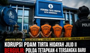 Korupsi PDAM Tirta Hidayah Jilid II Bergulir Polda Tetapkan 4 Tersangka Baru Korupsi PDAM Tirta Hidayah Jilid II Bergulir: Polda Tetapkan 4 Tersangka Baru