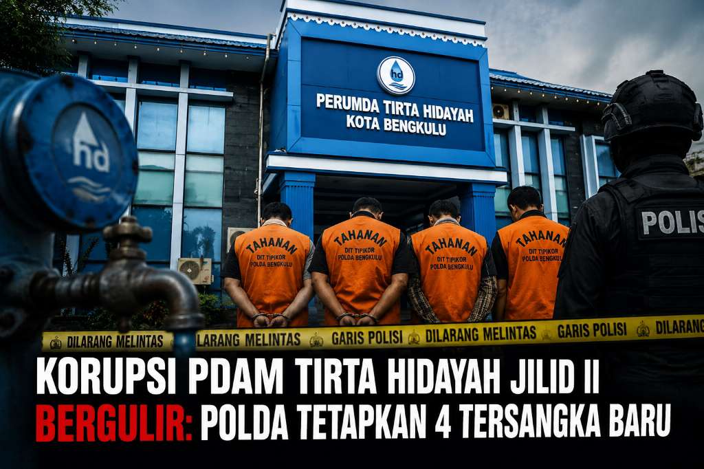 Korupsi PDAM Tirta Hidayah Jilid II Bergulir: Polda Tetapkan 4 Tersangka Baru
