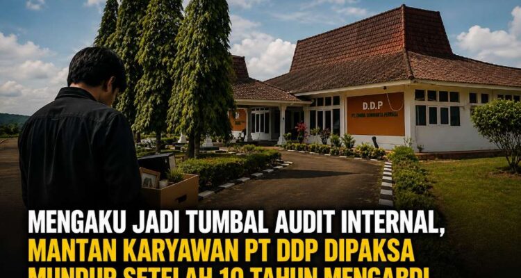 Mengaku Jadi Tumbal Audit Internal, Mantan Karyawan PT DDP Dipaksa Mundur Setelah 10 Tahun Mengabdi Mengaku Jadi Tumbal Audit Internal, Mantan Karyawan PT DDP Dipaksa Mundur Setelah 10 Tahun Mengabdi