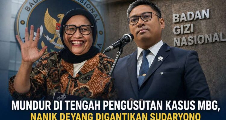 Mundur di Tengah Pengusutan Kasus MBG, Nanik Deyang Digantikan Sudaryono Sebagai Kepala BGN