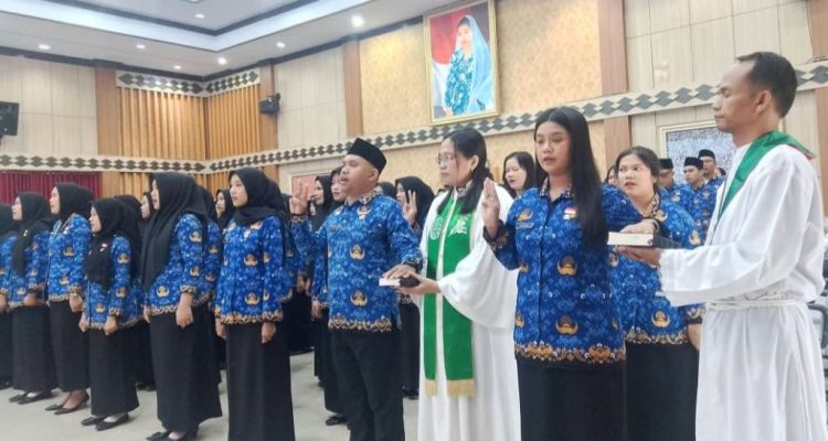 Pemprov Bengkulu Lantik 164 Pejabat Fungsional dan Sentil Isu Main TikTok
