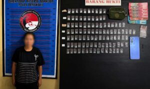 Polda Bengkulu Ringkus Wanita Pemilik 100 Paket Sabu di Kepahiang
