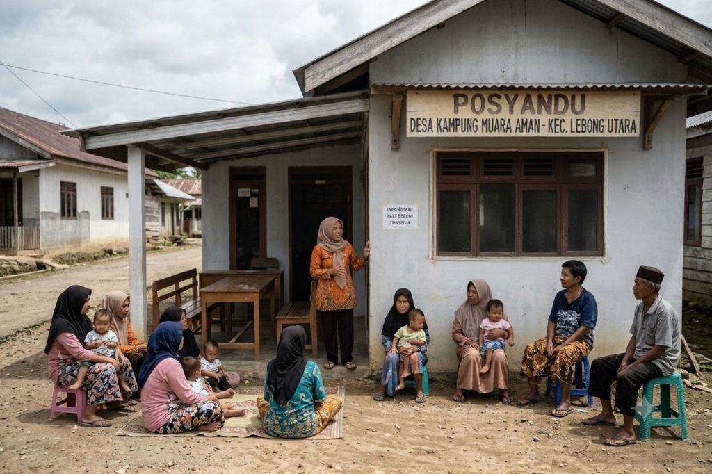Program PMT DD Kampung Muara Aman Diduga Belum Berjalan Enam Bulan