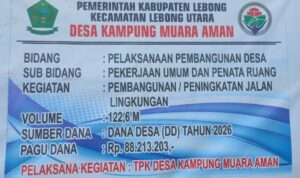 Proyek Jalan Lingkungan Rampung, Dokumen Anggarkan Honor TPK Rp9 Juta Proyek Jalan Lingkungan Rampung, Dokumen Anggarkan Honor TPK Rp9 Juta