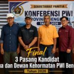 Resmi Mengerucut, Marsal Abadi, Doni Aftarizal, dan Iyud Dwi Mursito Bertarung di Konferprov PWI Bengkulu 2026 Resmi Mengerucut, Marsal Abadi, Doni Aftarizal, dan Iyud Dwi Mursito Bertarung di Konferprov PWI Bengkulu 2026