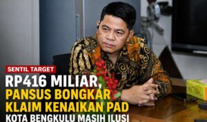 Sentil Target Rp416 Miliar, Pansus Bongkar Klaim Kenaikan PAD Kota Bengkulu Masih Ilusi Sentil Target Rp416 Miliar, Pansus Bongkar Klaim Kenaikan PAD Kota Bengkulu Masih Ilusi