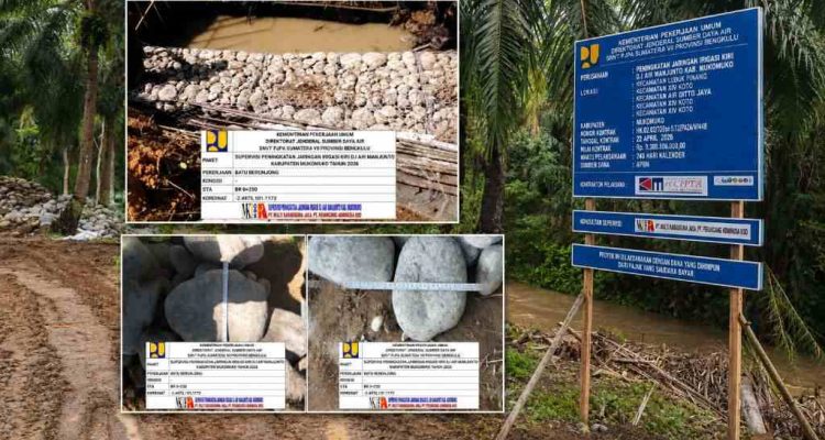Soal Sorotan ke Proyek Bronjong Rp35 Miliar di Mukomuko, Ini Kata BWS Sumatera VII