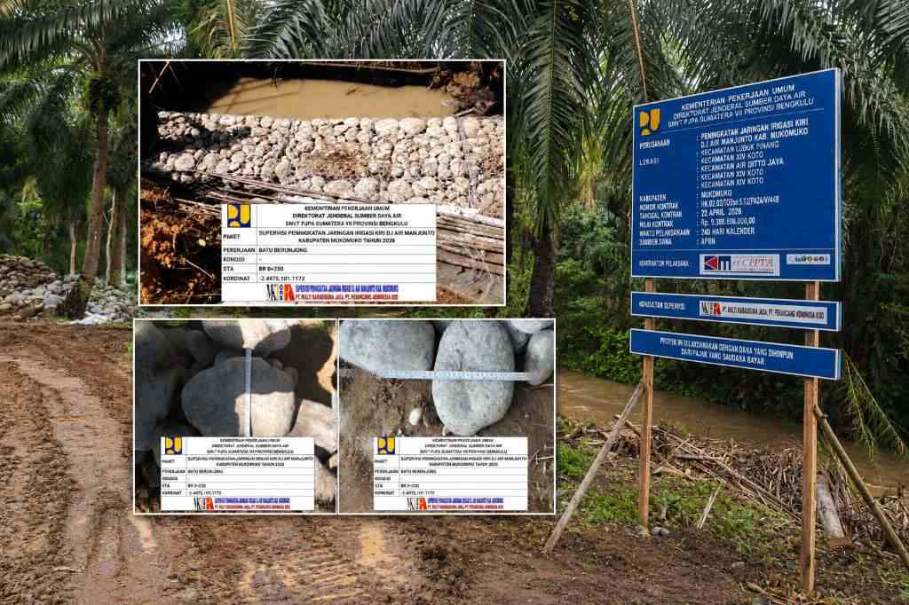 Soal Sorotan ke Proyek Bronjong Rp35 Miliar di Mukomuko, Ini Kata BWS Sumatera VII