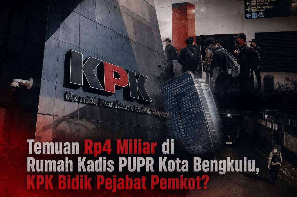 Temuan Rp4 Miliar di Rumah Kadis PUPR Kota Bengkulu, KPK Bidik Pejabat Pemkot?