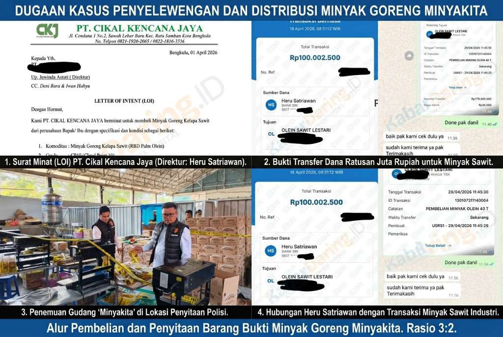 DPO Kasus MinyaKita Ilegal di Bengkulu Ditangkap, HS Jadi Kunci Bongkar Jaringan di Balik Layar