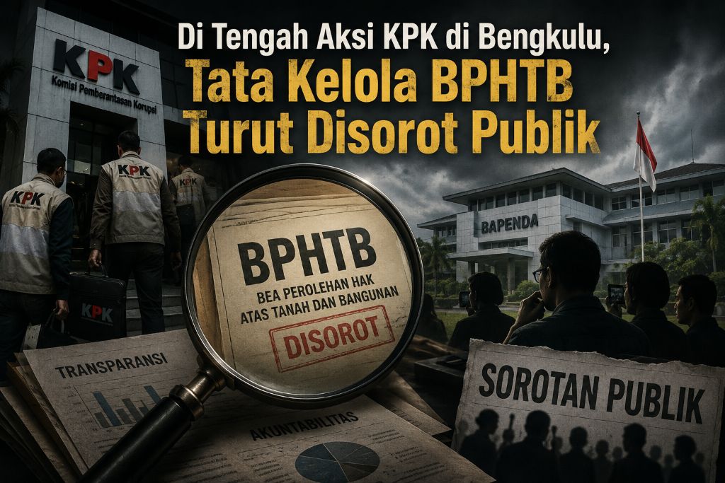 Di Tengah Aksi KPK di Bengkulu, Tata Kelola BPHTB Turut Disorot Publik Di Tengah Aksi KPK di Bengkulu, Tata Kelola BPHTB Turut Disorot Publik