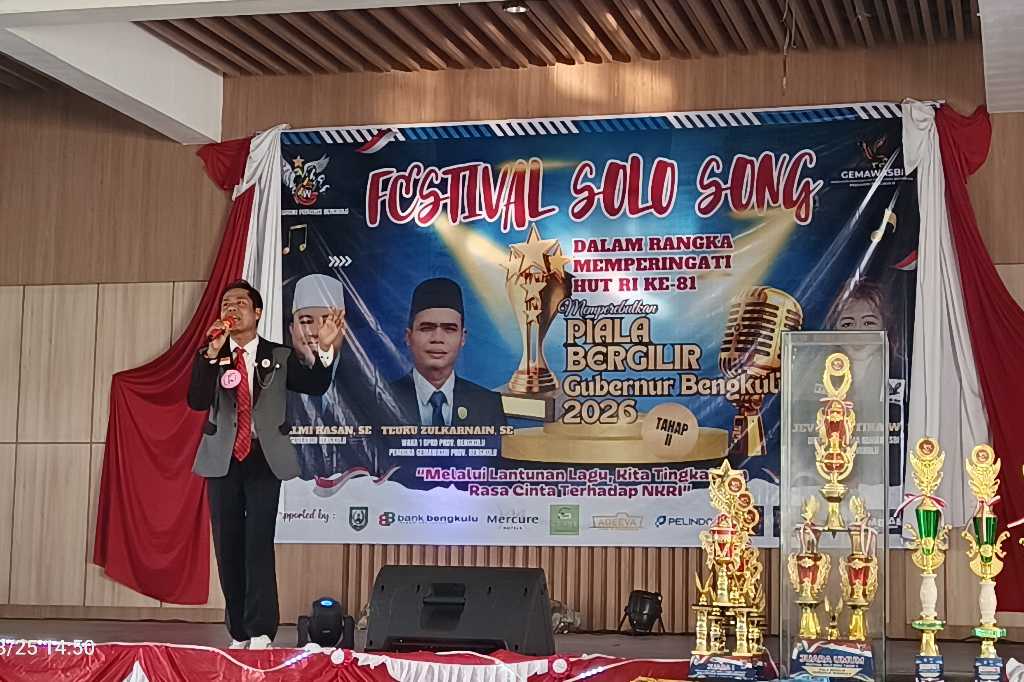 Diikuti Peserta 10 Kabupaten Kota, Hari Terakhir Festival Solo Song Gemawasbi Gelar Kategori Dangdut