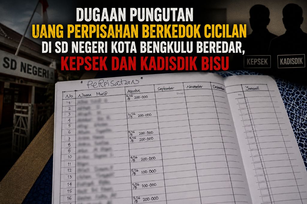 Dugaan Pungutan Uang Perpisahan di SD Negeri Kota Bengkulu Beredar, Kepsek dan Kadisdik Bisu Dugaan Pungutan Uang Perpisahan di SD Negeri Kota Bengkulu Beredar, Kepsek dan Kadisdik Bisu