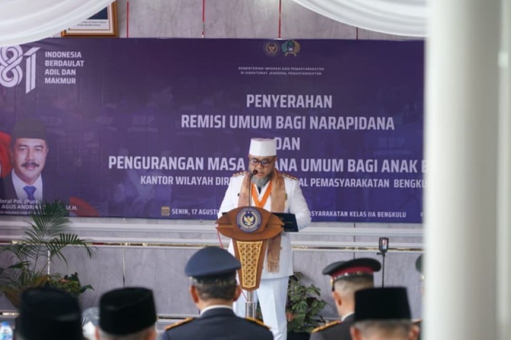 HUT RI ke-81, 1.711 Warga Binaan di Bengkulu Terima Remisi Kemerdekaan HUT RI ke-81, 1.711 Warga Binaan di Bengkulu Terima Remisi Kemerdekaan