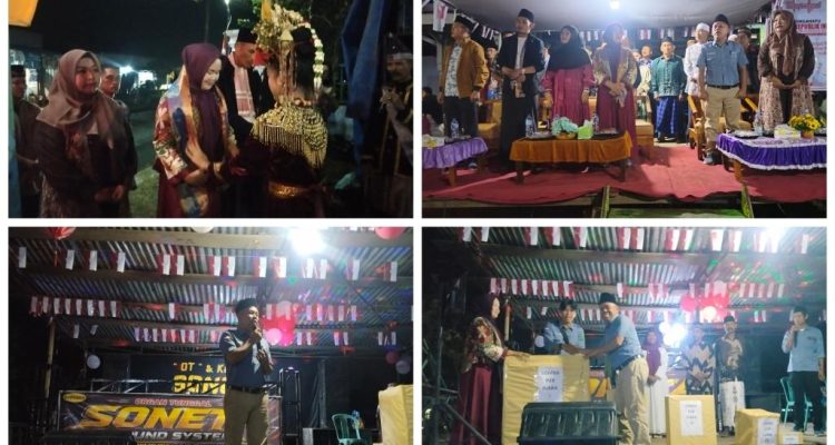 Malam Puncak HUT RI ke-81 dan Maulid Nabi Semarak di Manai Blau