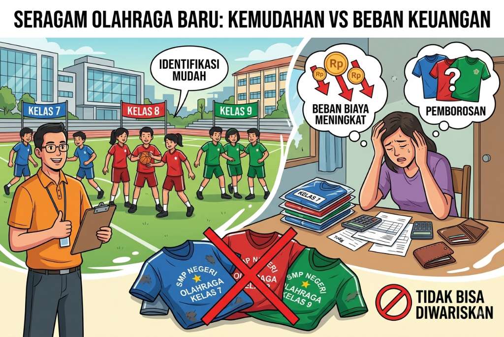 Mengejar Estetika, Membebankan Orang Tua, Beda Seragam, Beda Masalah