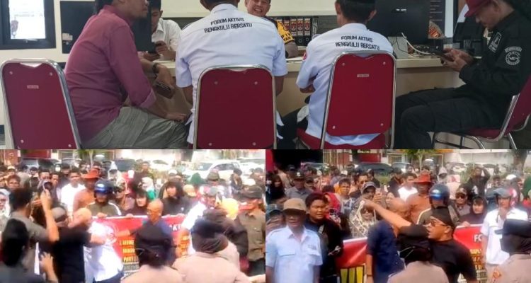 Pengganggu Aksi Unjuk Rasa FABB Dilaporkan ke Polda Bengkulu, Dugaan Orang Suruhan