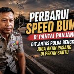 Perbarui Speed Bump di Pantai Panjang, Ditlantas Polda Bengkulu Juga Akan Pasang di Pekan Sabtu