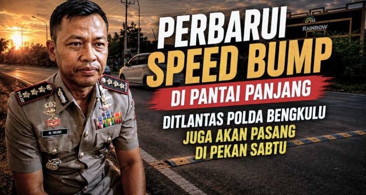 Perbarui Speed Bump di Pantai Panjang, Ditlantas Polda Bengkulu Juga Akan Pasang di Pekan Sabtu Perbarui Speed Bump di Pantai Panjang, Ditlantas Polda Bengkulu Juga Akan Pasang di Pekan Sabtu
