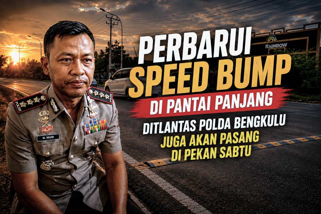 Perbarui Speed Bump di Pantai Panjang, Ditlantas Polda Bengkulu Juga Akan Pasang di Pekan Sabtu Perbarui Speed Bump di Pantai Panjang, Ditlantas Polda Bengkulu Juga Akan Pasang di Pekan Sabtu