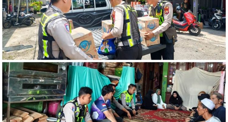 Polres Lebong Sambangi Rumah Duka Korban Laka di Muara Aman