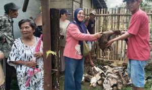 Program Ketahanan Pangan, Pemdes Tabeak Dipoa Bagikan Itik ke Warga
