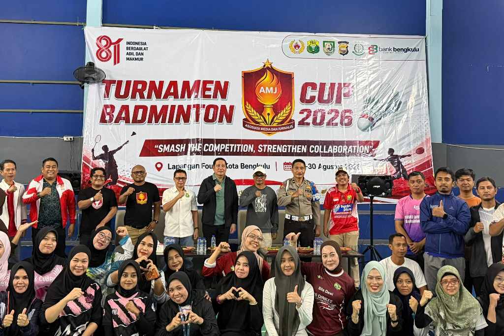 Resmi Bergulir, 80 Tim Ramaikan Turnamen Badminton AMJ Cup 2026 Resmi Bergulir, 80 Tim Ramaikan Turnamen Badminton AMJ Cup 2026