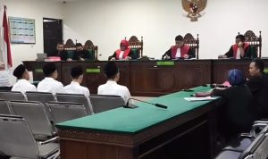 Sidang Perdana Kasus PDAM Jilid II, 4 Terdakwa Didakwa Pungli PHL, 1 Ajukan Eksepsi