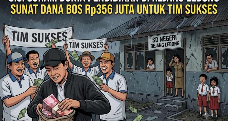 Sisi Suram Dunia Pendidikan di Rejang Lebong, Sunat Dana BOS Rp356 Juta untuk Tim Sukses buat ilustrasi gambar rasio 3:2 untuk gambar berita berjudul: Sisi Suram Dunia Pendidikan di Rejang Lebong, Sunat Dana BOS Rp356 Juta untuk Tim Sukses