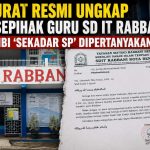 Surat Resmi Ungkap PHK Sepihak Guru SD IT Rabbani, Alibi 'Sekadar SP' Dipertanyakan Surat Resmi Ungkap PHK Sepihak Guru SD IT Rabbani, Alibi 'Sekadar SP' Dipertanyakan