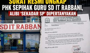 Surat Resmi Ungkap PHK Sepihak Guru SD IT Rabbani, Alibi 'Sekadar SP' Dipertanyakan