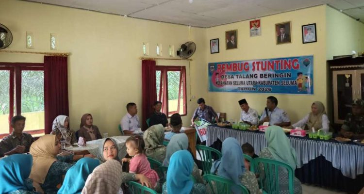 Tekan Stunting, Pemdes Talang Beringin Rangkul Warga Lewat Rembuk Desa