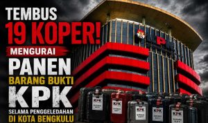Tembus 19 Koper, Mengurai Panen Barang Bukti KPK Selama Penggeledahan di Kota Bengkulu
