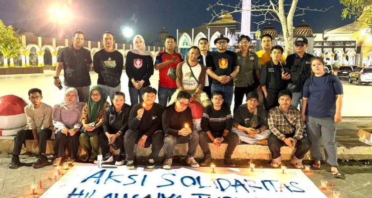 5 Rekan Hilang di Selat Sunda, Jurnalis Bengkulu Gelar Aksi Desak Basarnas Lanjutkan Pencarian