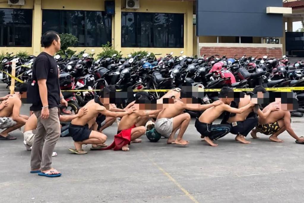 Bawa Sajam Buat Tawuran, 13 Anggota Geng Motor Digulung Polresta Bengkulu Bawa Sajam Buat Tawuran, 13 Anggota Geng Motor Digulung Polresta Bengkulu