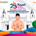 Kepala BAPERLITBANG Kabupaten Karimun Mengucapkan Selamat Hari Jadi Provinsi Kepulauan Riau