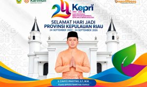 Kepala BAPERLITBANG Kabupaten Karimun Mengucapkan Selamat Hari Jadi Provinsi Kepulauan Riau