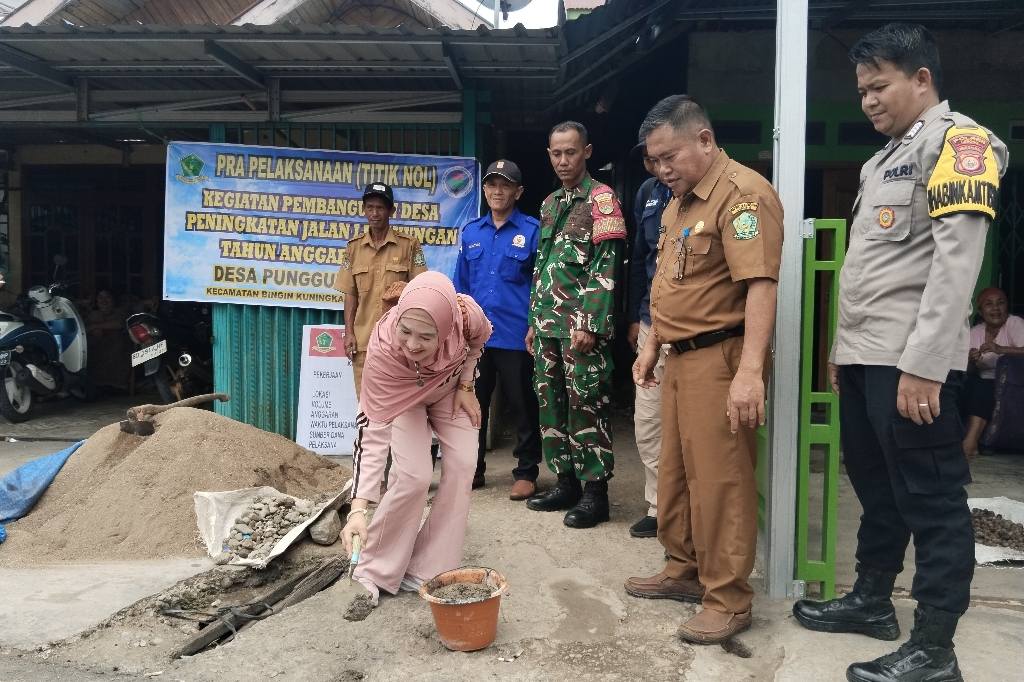 Pemdes Pungguk Pedaro Mulai Perbaikan Rabat Beton Jalan Lingkungan, Akses Warga Diperkuat