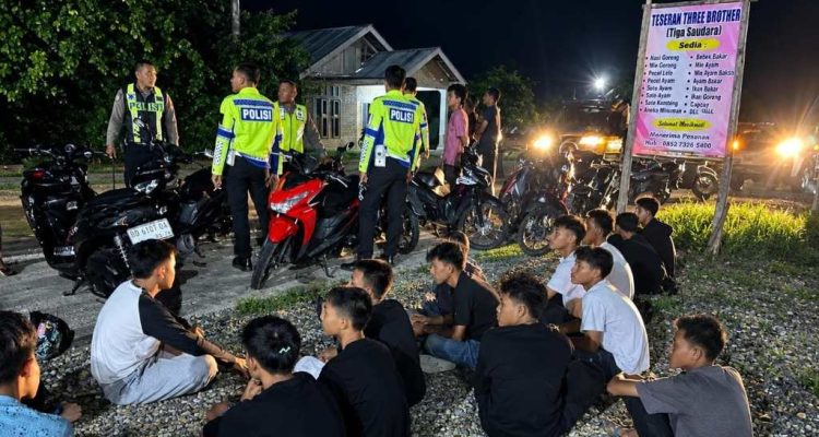 Sikat Balap Liar di Pantai Ancol, Polres Seluma Amankan 38 Motor