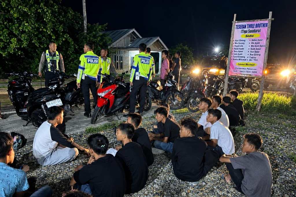 Sikat Balap Liar di Pantai Ancol, Polres Seluma Amankan 38 Motor