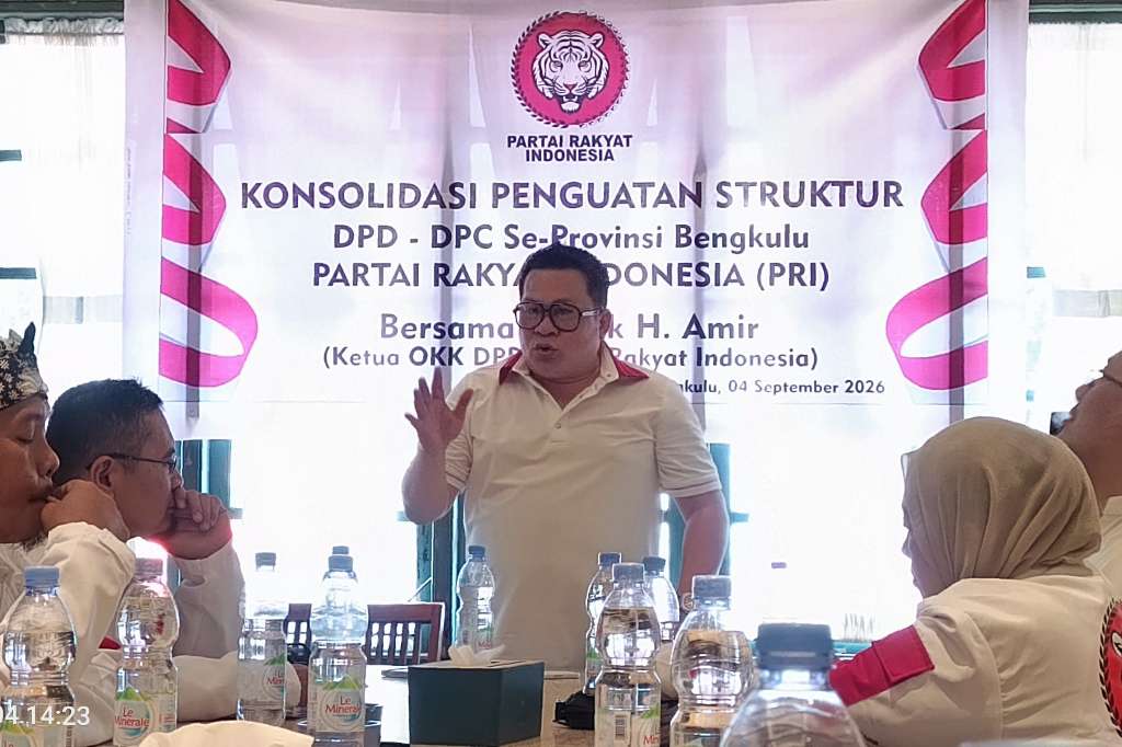 Tatap Pemilu 2029, Partai Rakyat Indonesia Gelar Konsolidasi Penguatan Struktur di Bengkulu