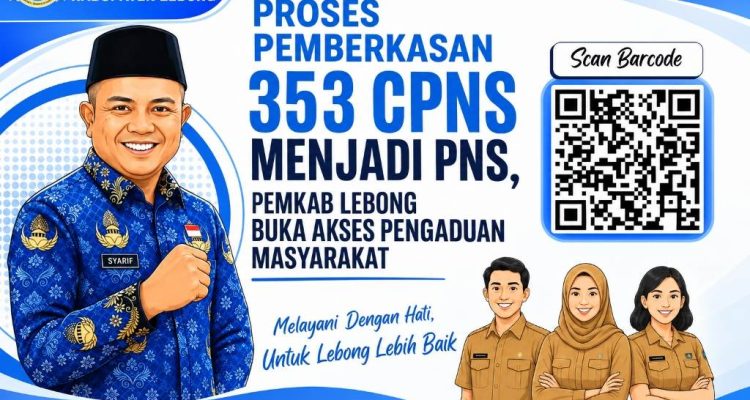 353 CPNS Diproses Jadi PNS, Pemkab Lebong Buka Kanal Pengaduan