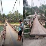 Baru Lima Bulan Direhab Jembatan Gantung Garuda Seluma Sudah Nyaris Putus Baru Lima Bulan Direhab Jembatan Gantung Garuda Seluma Sudah Nyaris Putus