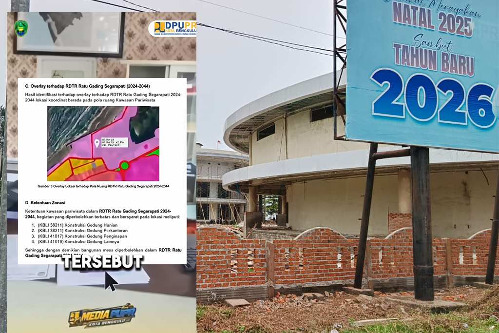 Dinas PUPR Kota Bengkulu Gunakan Kode KBLI Limbah Sampah Untuk Mess Pemda?