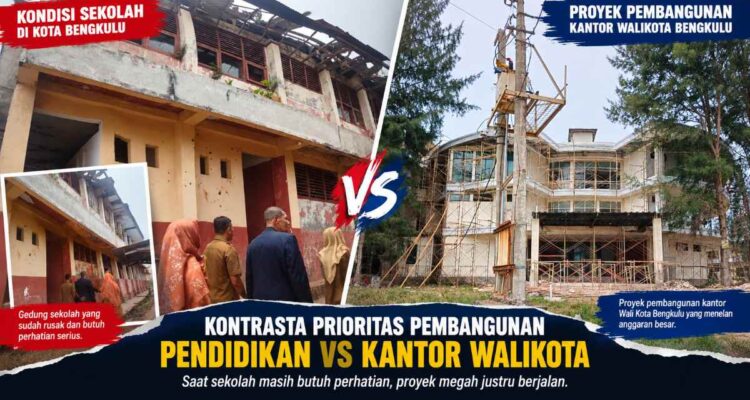 'Efisiensi' ala Kota Bengkulu, Kondisi SDN 22 dan Rp14,46 Miliar untuk Kantor Wali Kota di Pinggir Pantai 'Efisiensi' ala Kota Bengkulu, Kondisi SDN 22 dan Rp14,46 Miliar untuk Kantor Wali Kota di Pinggir Pantai