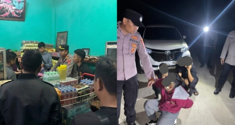 Giat KRYD, Polsek Lebong Selatan Sita Tuak dan Bina Tiga Remaja