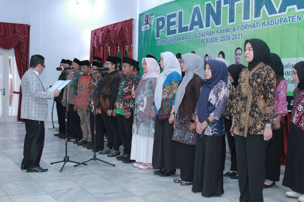 KAHMI-FORHATI Seluma 2026-2030 Resmi Dilantik, Bupati Dorong Kolaborasi Pembangunan KAHMI-FORHATI Seluma 2026-2030 Resmi Dilantik, Bupati Dorong Kolaborasi Pembangunan