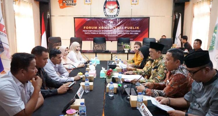 KPU Seluma Gelar FGD Konsultasi Publik, Matangkan Standar Pemutakhiran Data Pemilih KPU Seluma Gelar FGD Konsultasi Publik, Matangkan Standar Pemutakhiran Data Pemilih